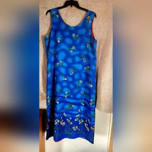 Handmade reversible sideslit summer dress